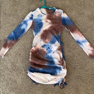 Tie-Dye Body-Con dress